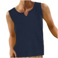 thumbnail image 1 of aidice Cotton Tank Top for Women Fitted Sleeveless Breathable Tanks Solid Color Summer Casual Top, 1 of 7