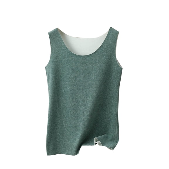 aidice Cotton Tank Tops for Women Sleeveless Crewneck Top Homewear Comfy Casual Yoga Tanks Solid Color