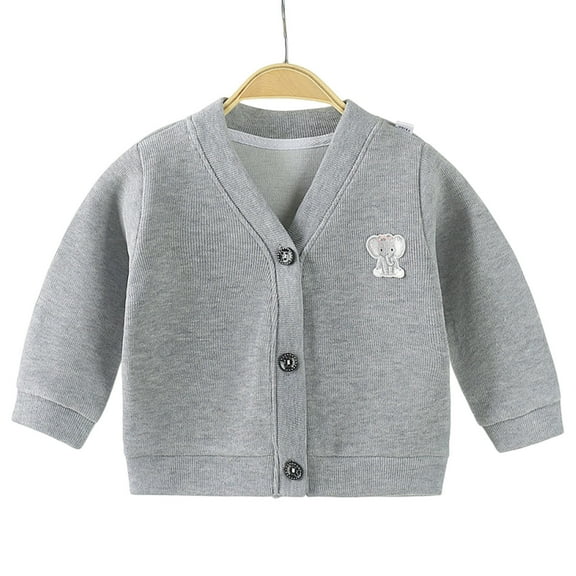 aidice Fall Baby Clothes Unisex Cute Long Sleeve Button up V Neck Jackets Toddler Boy Girl Cardigans
