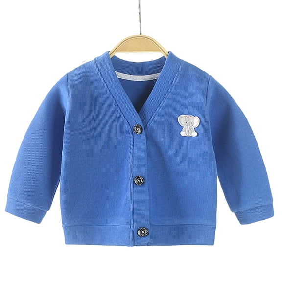 aidice Fall Baby Clothes Unisex Cute Long Sleeve Button up V Neck Jackets Toddler Boy Girl Cardigans