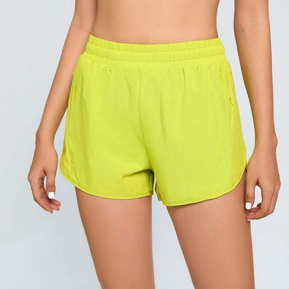 aidice Gym Shorts for Women Workout Shorts for Women Summer Quick Dry Running Athletic Shorts with Zipper Pockets