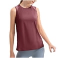 thumbnail image 1 of aidice Gym Tank Tops for Women Sleeveless Crew Neck Stretchy Tanks Workout Quick Dry Tops Solid Color, 1 of 5