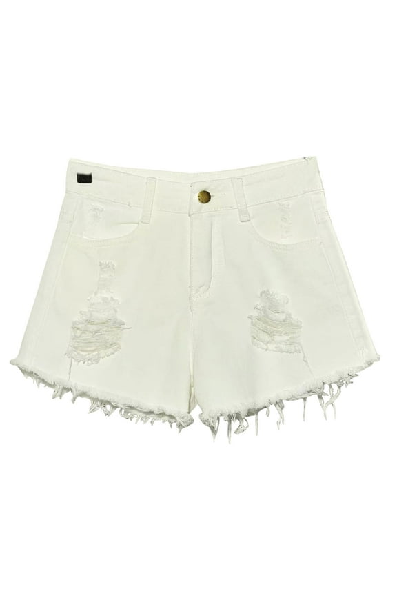 Jean Shorts for Women Plus Size Summer Casual Zip Button Ripped Loose Denim Shorts Fashion