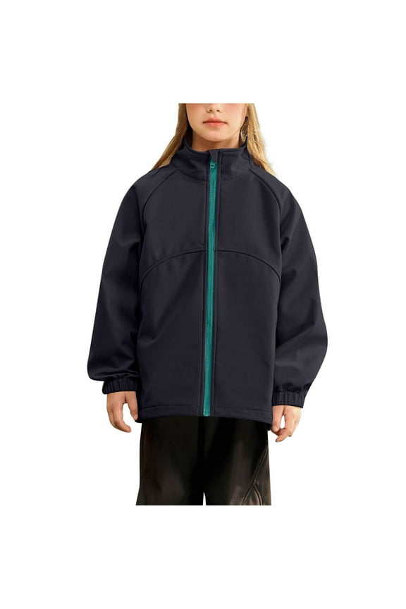 Outdoor Baby Boy Girl Clothes Workout Zipper Long Sleeve Loose Climbing Hiking Windbreaker Jacket