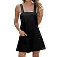thumbnail image 1 of aidice Overalls for Women Summer Casual Loose Adjustable Strap Lightweight Shorts Jumpsuits with Pockets, 1 of 8
