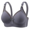 thumbnail image 1 of aidice Plus Size Bras for Women Breathable Wirefree Comfy Supports Adjustable Strap Push up Bralette, 1 of 9
