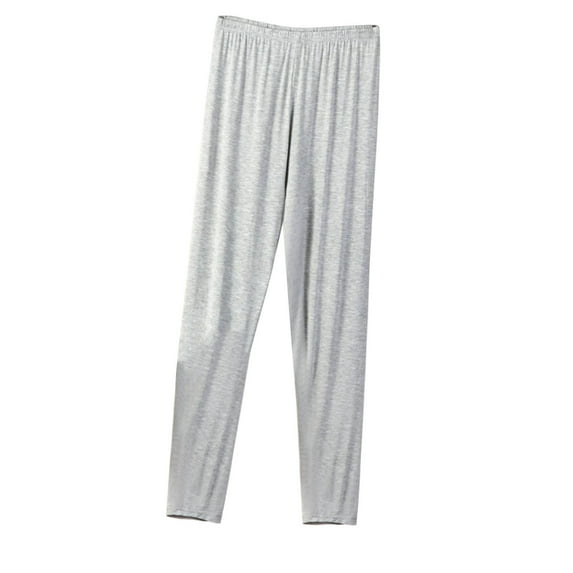 aidice Plus Size Pants for Women Casual Comfy Homewear Solid Color Elastic Waisted Trousers Sleepwear
