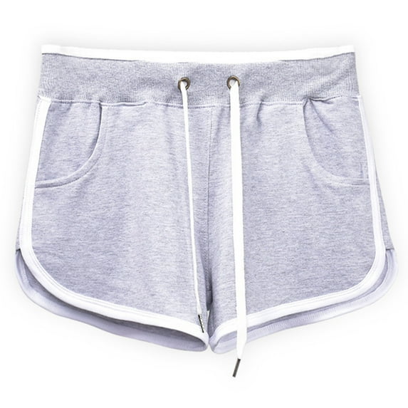 aidice Plus Size Shorts for Women Summer Drawstring Loose Casual Comfy Homewear Workout Shorts with Pockets