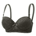 thumbnail image 1 of aidice Push up Bras for Women Underwire High Support Adjustable Strap Breathable Comfy Lace Daily Bras, 1 of 4
