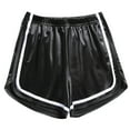 thumbnail image 1 of aidice Satin Shorts for Women Summer Casual Elastic Waisted Loose Comfy Solid Color Homewear Shorts, 1 of 4