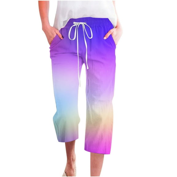 aidice Shorts for Women Drawstring Elastic Waist Lace Short Pants Summer Casual Homewear Sleep Shorts