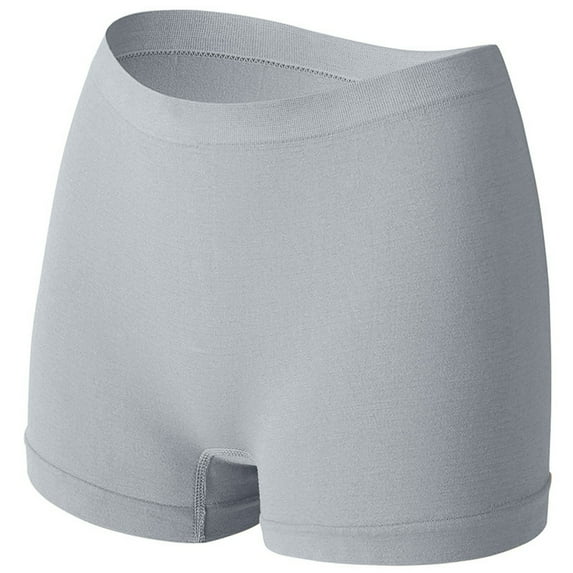 aidice Shorts for Women Underwear Mid Waisted Skinny Stretch Comfy Solid Color Mini Summer Shorts