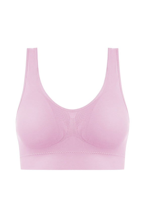 Sports Bras for Women Plus Size Breathable Athletic High Support Seamless Workout Padded Bras