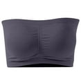 thumbnail image 1 of aidice Strapless Bras for Women Tube Comfy Smoothing Seamless Ruched Wireless Breathable Everyday Bras, 1 of 7