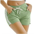 thumbnail image 1 of aidice Summer Shorts for Women Drawstring Ruched Elastic Waisted Comfy Homewear Slim Fitted Shorts with Pockets, 1 of 7