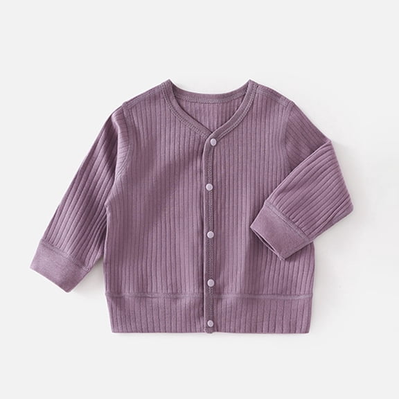 aidice Toddler Baby Clothes Sweaters V Neck Button up Jackets Knit Comfy Long Sleeve Unisex Cardigans