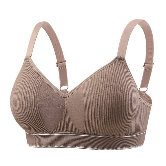 aidice Wireless Bras for Women Adjustable Strap Support Comfy Breathable Solid Color Everyday Bras
