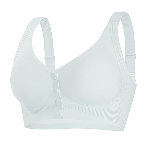 aidice Wireless Bras for Women Front Closure Adjustable Strap Smoothing Support Comfy Push up Bras