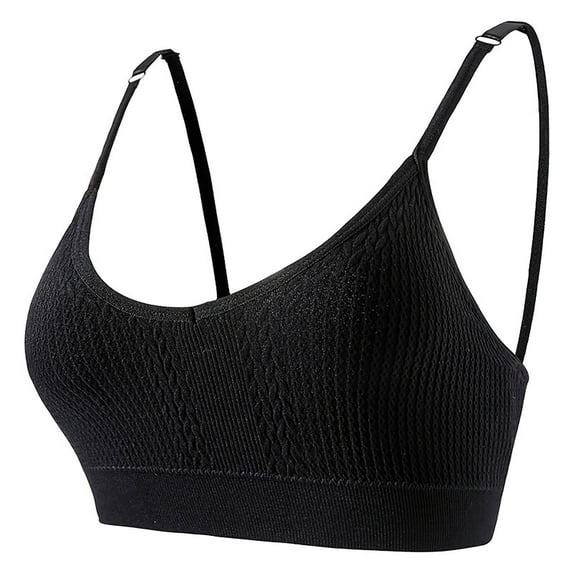 aidice Women Bras Support Adjustable Strap Comfy Camisoles Comgy Wirefree Solid Color Everyday Bras
