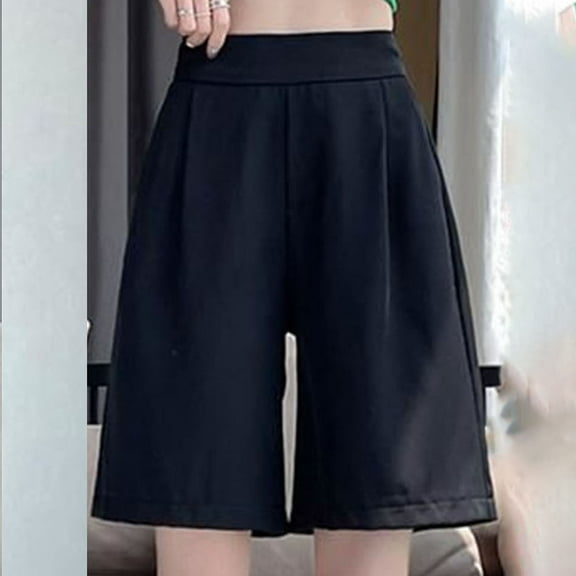 aidice Womens Baggy Shorts Lightweight Summer Loose Fitting Half Pants with Pockets Casual Fashion Going out Shorts for Women