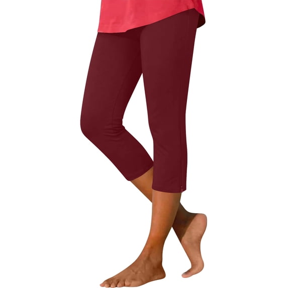 aidice Womens Running Capris High Waisted Soft Athletic Capris Summer Leggings Workout Capri Pants With Pockets