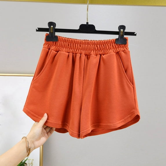aidice Womens Shorts Cotton Shorts for Women Elastic Waisted Shortsfor Women Casual Summer Fashion Shorts
