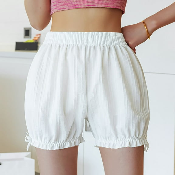 aidice Womens Shorts Solid Undershorts for Women Summer Lightweight Loose Fitted Shorts for Women