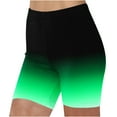 thumbnail image 1 of aidice Workout Shorts for Women Summer Comfy High Waisted Athletic Yoga Gradient Color Biker Shorts, 1 of 5