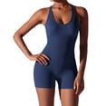 thumbnail image 1 of aidice Yoga Jumpsuits for Women Scoop Neck Sleeveless Backless Skinny Stretch Athletic Workout Bodysuit, 1 of 5
