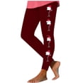 thumbnail image 1 of aidice Yoga Leggings for Women Christmas Printed High Waisted Stretchy Slim Fitted Bottom Legging Pants, 1 of 4