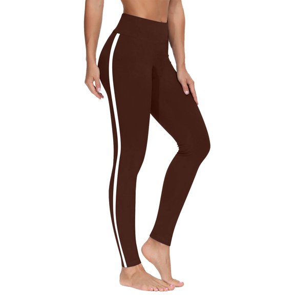 aidice Yoga Leggings for Women Workout Gym Pants Patchwork High Waisted Basic Layer Legging Pants