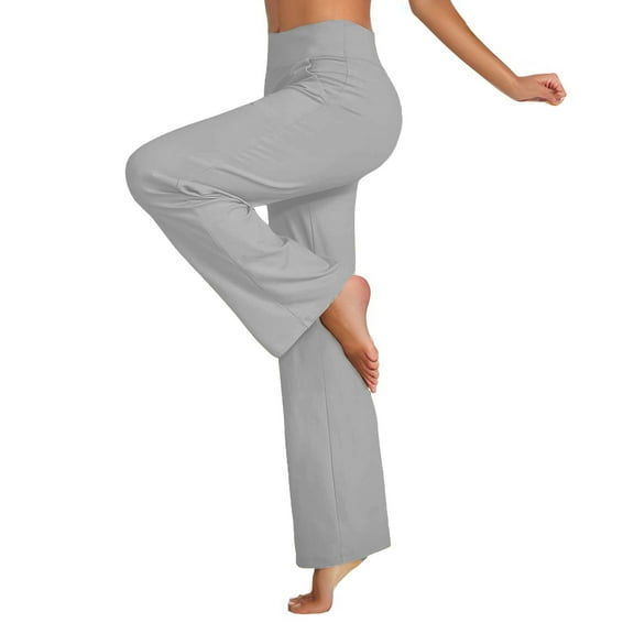 aidice Yoga Pants for Women High Waisted Belly Control Straight Leg Loose Joggers Sweatpants with Pockets