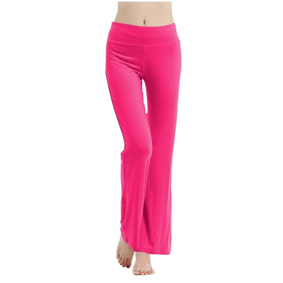aidice Yoga Pants for Women High Waisted Straight Leg Stretchy Comfy Fitted Loungewear Trousers