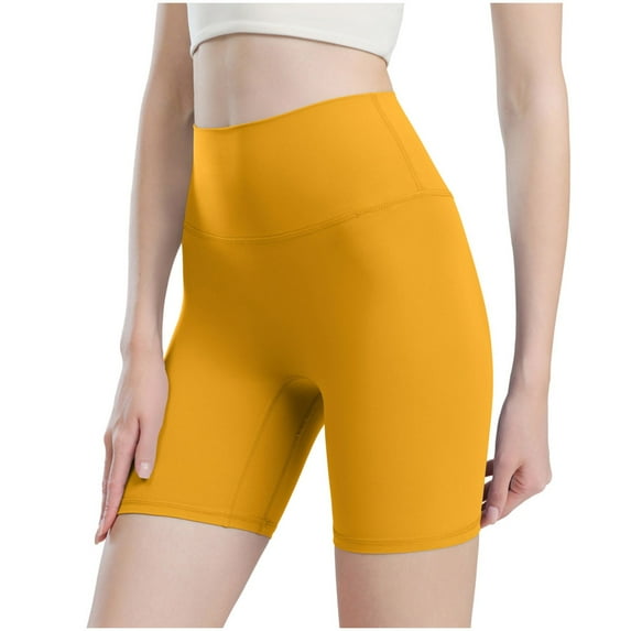 aidice Yoga Shorts for Women Athletic High Waisted Belly Control Skinny Workout Shorts Activewear