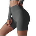 thumbnail image 1 of aidice Yoga Shorts for Women High Waisted Shorts for Women Gym Workout Stretch Leggings for Women, 1 of 4