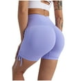 thumbnail image 1 of aidice Yoga Shorts for Women Leggings for Women High Waisted Stretch Slim Fitted Shorts for Women Solid, 1 of 2