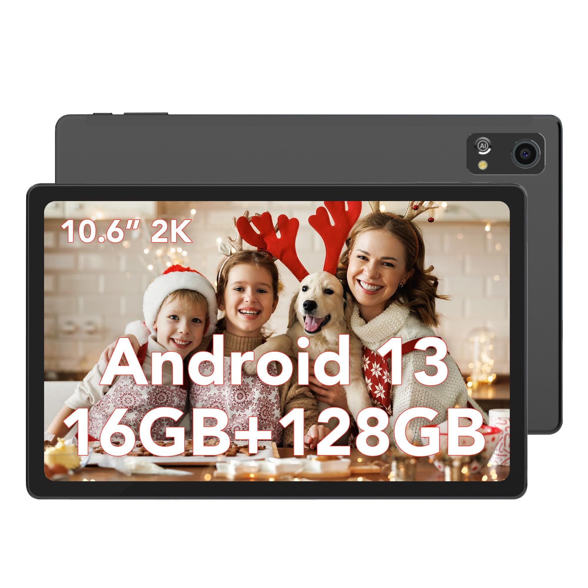 2024 Newest 11 inch Tablet Android 13 Tablets 16GB RAM 256GB ROM 1TB  Expand, 2K 2000 x 1200 Display, Octa-Core, 13MP Triple Camera, 8600mAh,  Quad