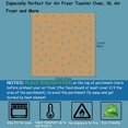 thumbnail image 1 of air fryer oven liners, 11x12 inches, nonstick unbleached rectangular airfryer parchment paper for ninja foodi air fryer toaster ovens, xl airfryer, dehydrator and more (set of 100), 1 of 6