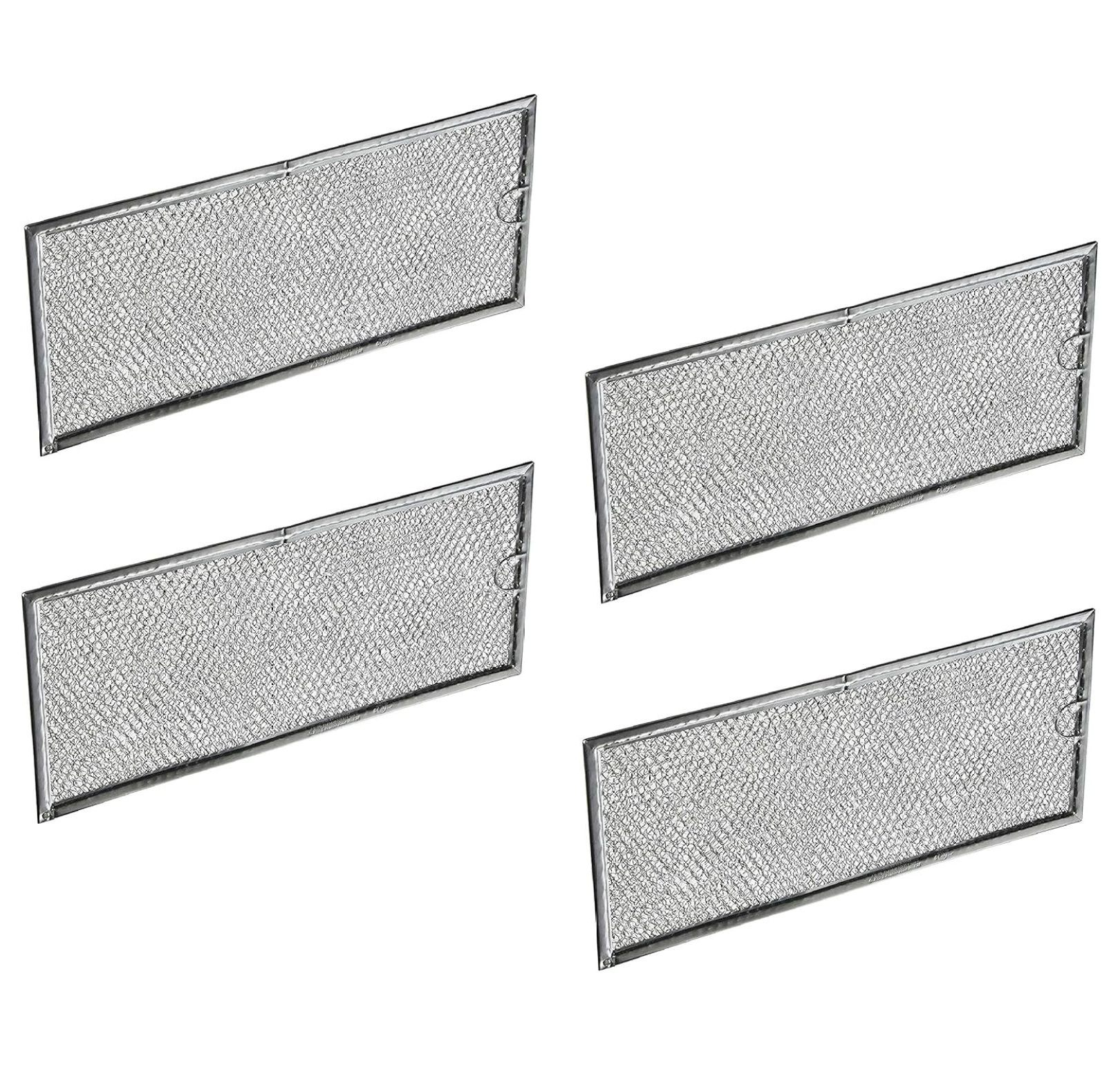 air grease microwave filter compatible with DE6300196A, 4 packs