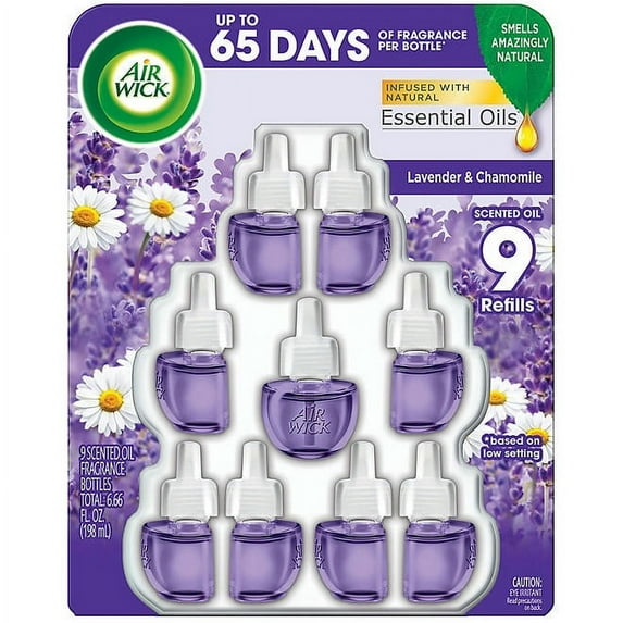 air wick scented oil 9ct refills air freshner