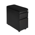 thumbnail image 1 of airLIFT 2-Drawer Pedestal File Cabinet with Seat Cushion, Black/Black, 1 of 8