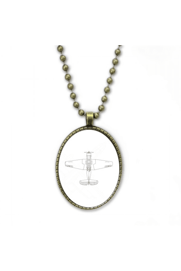 aircraft line structure art deco fashion necklace vintage chain bead pendant jewelry collection