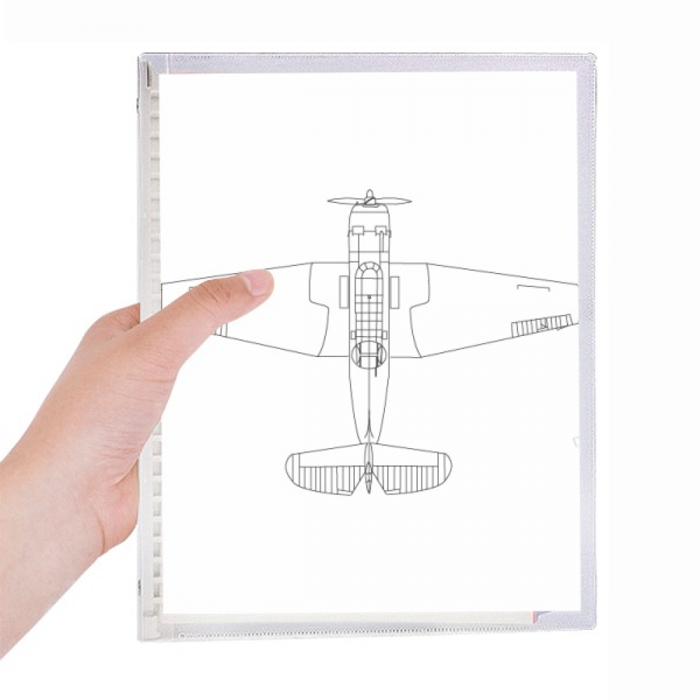 aircraft line structure notebook loose diary refillable journal statiry
