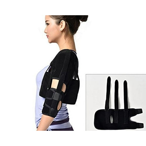 airgoesin Shoulder Brace Support Arm Sling for Stroke Hemiplegia Subluxation Recovery, Left Shoulder