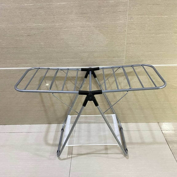 aironox Clothes drying racks, Heavy-Duty Foldable Laundry Drying Rack Portable Shoes & Clothes Rack for Indoor & Outdoor Use, Space-Saving Design, Easy to Fold Gullwing Design, White