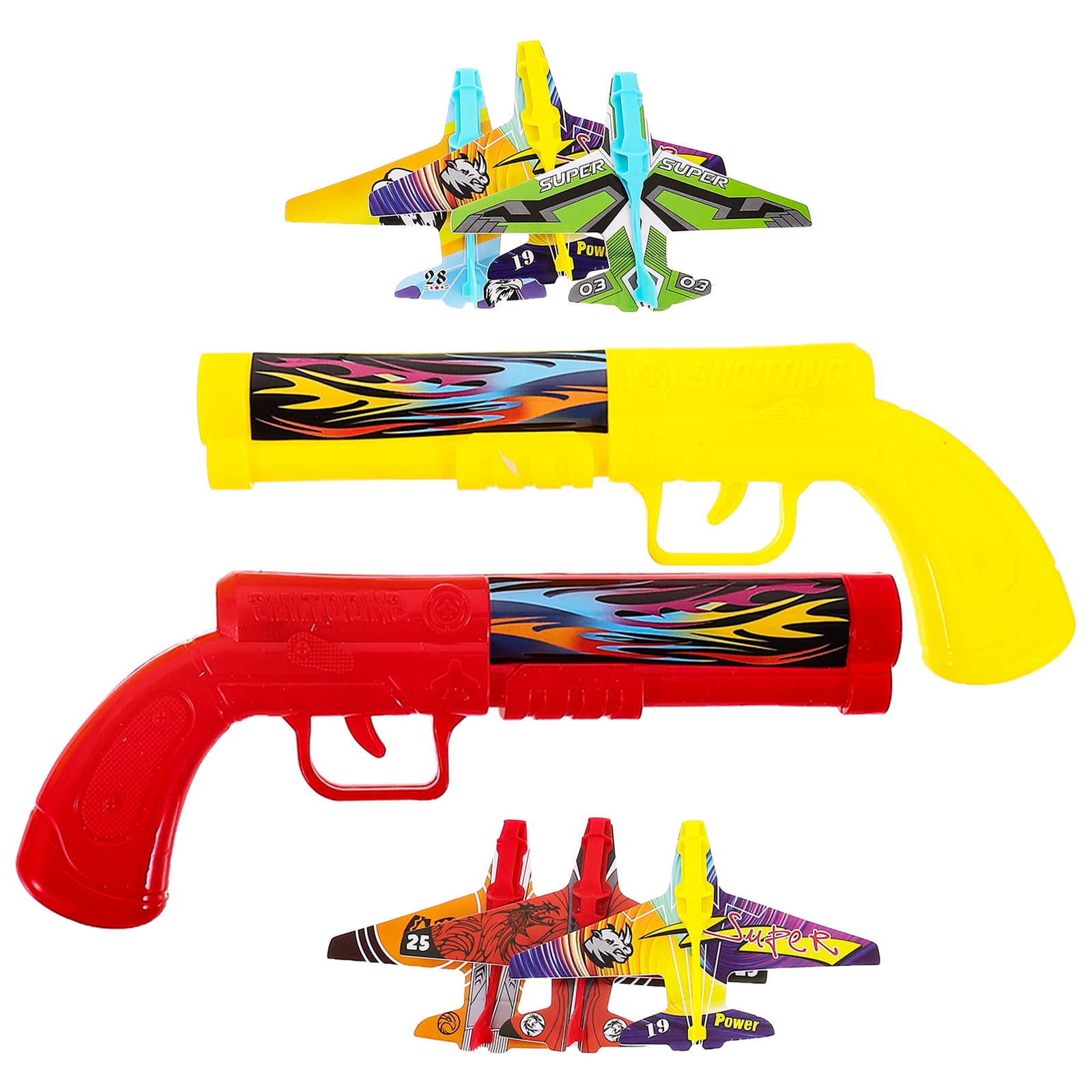 airplane launcher toy 1 set of Foams Airplane Model Shooting Airplane