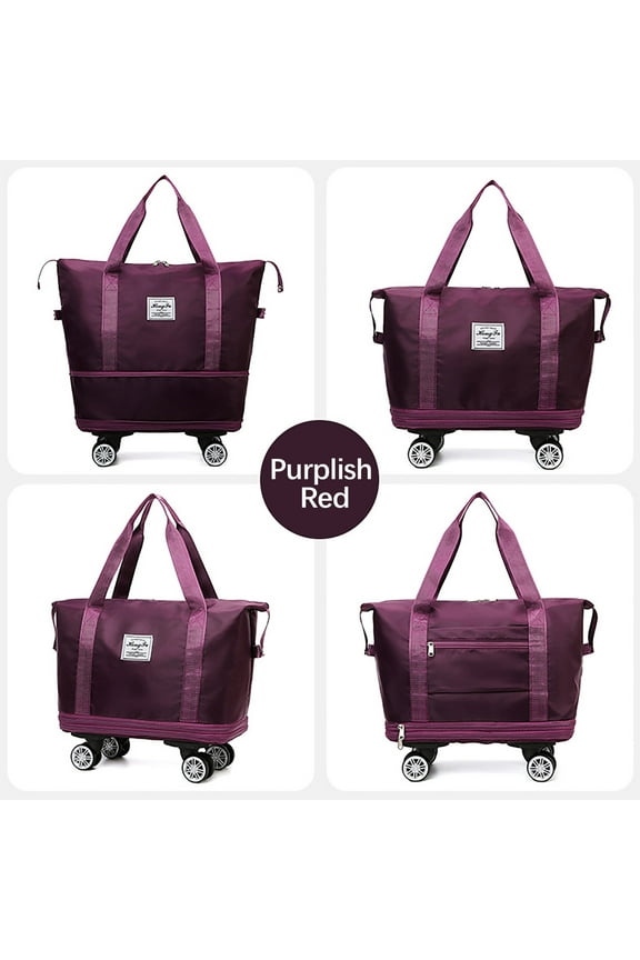 Storage Box Universal Wheel Travel Bag, Large Capacity Folding Water-Proof Travel Bag Handbag Handbag Travel Duffel Bag Ladies Multi-Function Travel Bag