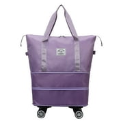 airpow Travel Storage Bag Universal Wheel Travel Bag, Large Capacity Folding Water-Proof Travel Bag Handbag Handbag Travel Duffel Bag Ladies Multi-Function Travel Bag