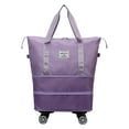 thumbnail image 1 of airpow Travel Storage Bag Universal Wheel Travel Bag, Large Capacity Folding Water-Proof Travel Bag Handbag Handbag Travel Duffel Bag Ladies Multi-Function Travel Bag, 1 of 9