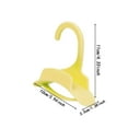 thumbnail image 1 of ajkijo Clothes Hanger Bearing Capacity 15kg Space Saving Closet Organizers And Bag Storage Hook Multifunctional Handbag Crossbody Bag Deformation Hanger Wardrobe Yellow, 1 of 2